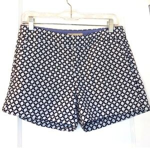 Banana Republic Trina Turk Collection Hampton Fit Mid Rise Midi Shorts size 4